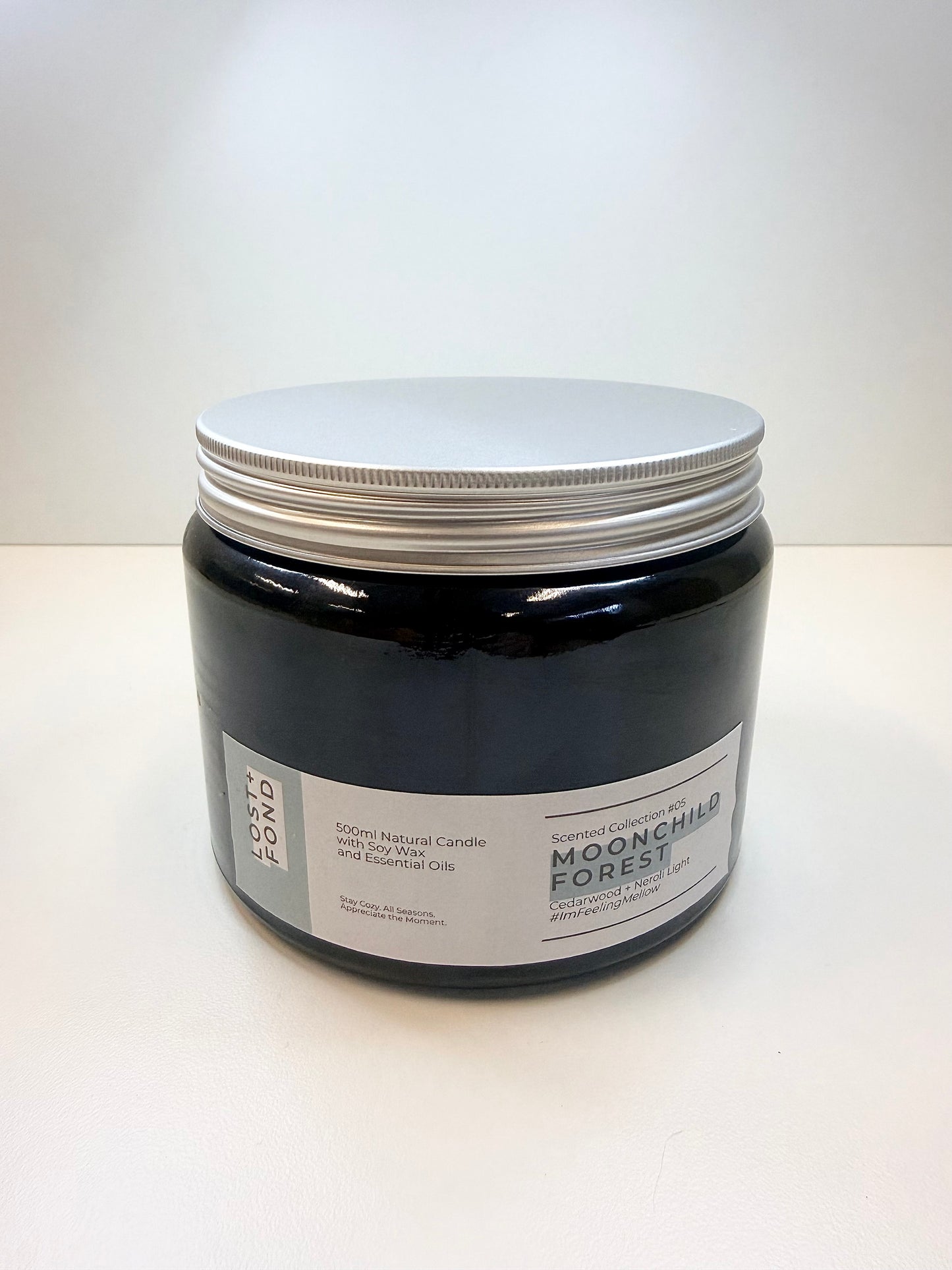 Large Cedarwood & Neroli Essential Oil Soy Candle in Gift Box