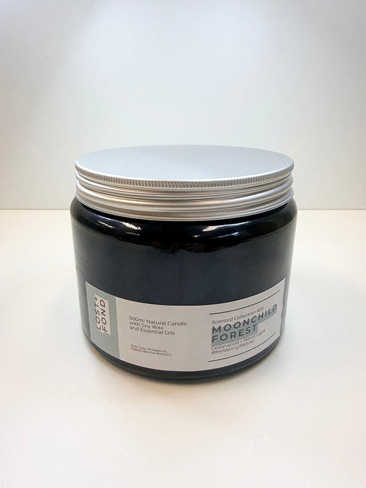Large Cedarwood & Neroli Essential Oil Soy Candle in Gift Box