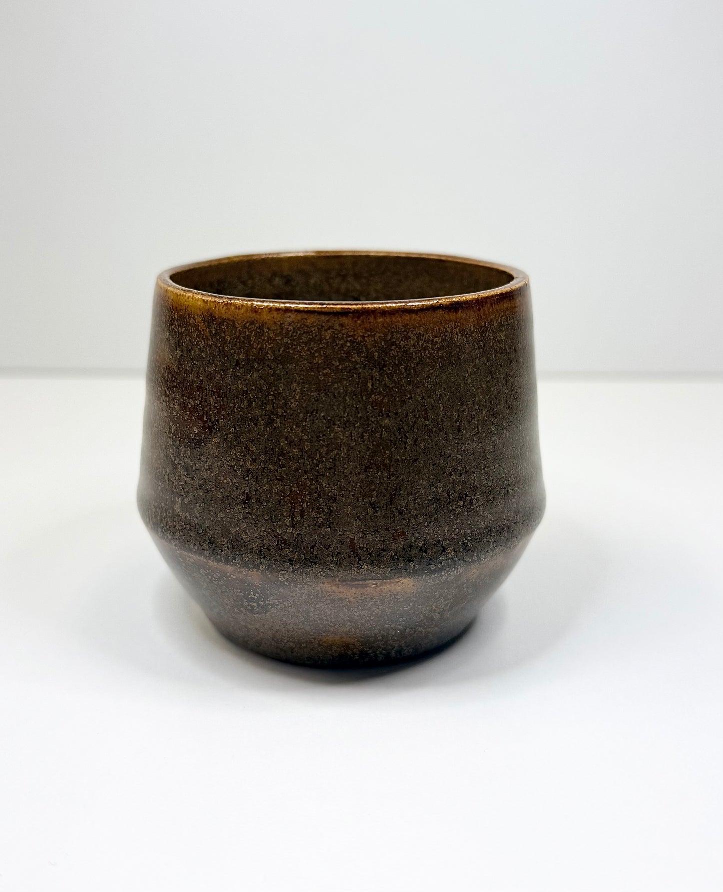 Rustic Ceramic Flat White Cup