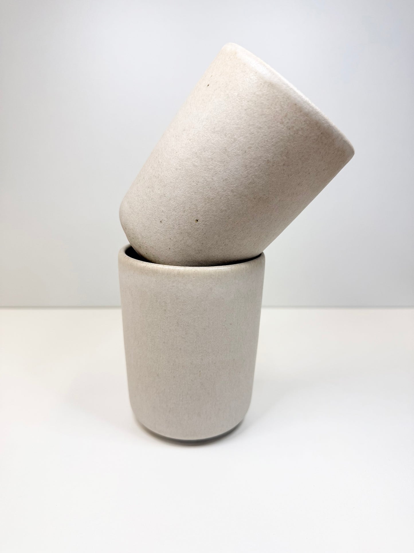 Handmade Sand Storm Stoneware Tumbler