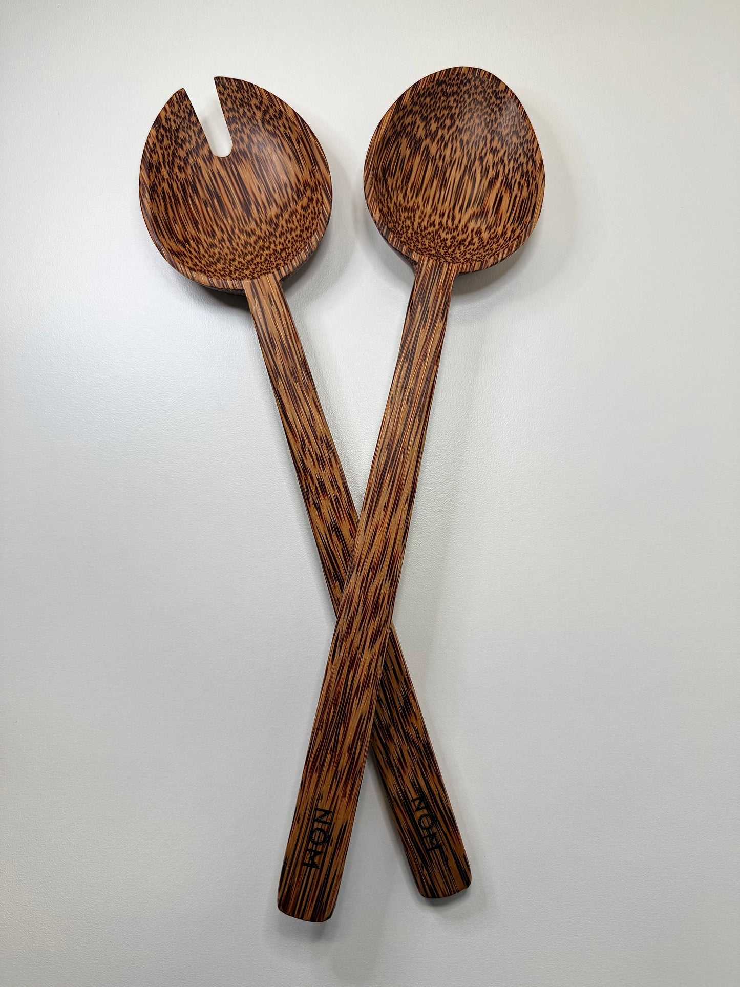 Coconut Wood Salad Servers